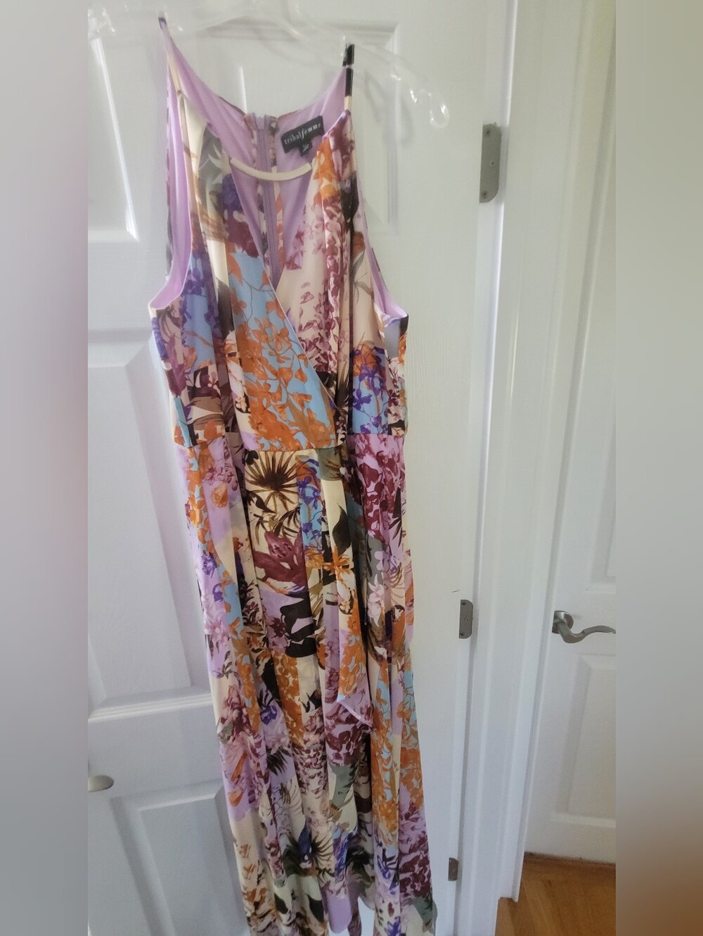 Tribal Gold Ring Maxi Dress